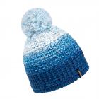 McBeanie | Cappello a pompon in maglia con sfumatura di colore e fodera in pile blu royal
