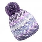 McBEANIE | CUFFIA POMPON LANA per donna viola 1