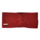 SEEBERGER | fascia per donna in puro Kashmir rosso scuro