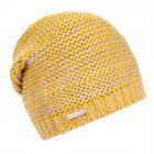 SEEBERGER | Berretto lana maglia con lurex giallo