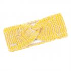 SEEBERGER | fascia donna lana maglia con pile giallo