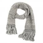 SEEBERGER | SCIARPA LANA MAGLIA CON LUREX grigio