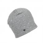 FASHION | CUFFIA Beanie donna FELPA CON STAMPA CUORI GLITTERATA grigio