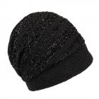 FASHION | BERRETTO TURBANTE STRISCE LUREX nero