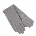 MODA | Guanto da donna elasticizzato con funzione touchscreen grigio