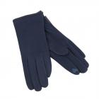 MODA | Guanto da donna elasticizzato con funzione touchscreen blu
