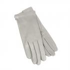 HUTTER | guanti donna vera pelle nappa con fodera seta antracite