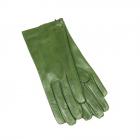 HUTTER | guanti donna vera pelle nappa con fodera seta verde bottiglia