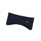 STERNTALER | Fascia per capelli in maglia con fodera in micropile uni blu scuro
