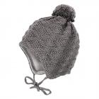 MASSIMO | Cappello BILLI con pompon e cravatta grigio