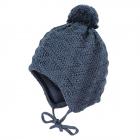 MASSIMO | Cappello BILLI con pompon e cravatta blu medio
