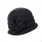 WILLI | Cappello in lana follato con applicazioni antracite