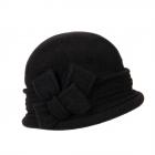 WILLI | Cappello in lana follato con applicazioni nero