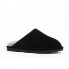 AXELDA | Pantofole in pelle di agnello manchester uomo nero nero