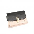 GRANADILLA | Borsa in vera pelle bicolor 38x7,5x17cm - Made in Italy nero