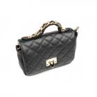 GRANADILLA | Borsa a mano da donna in pelle con manico 22x5.6x15,6 cm - Made in Italy nero