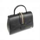 GRANADILLA | Borsa in pelle 29x13x20cm con catena dorata nero