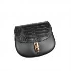 GRANADILLA | Borsa pelle leather bag 22x6.5x19cm nero