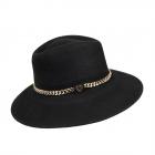 GRANADILLA | Cappello da donna con catena decorativa nero