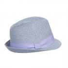 SEEBERGER | Cappello da donna in paglia trilby con nastro in gros-grain 