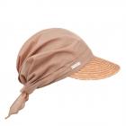 SEEBERGER | Cappello in paglia da donna con finiture in paglia e testa in tessuto per un elegante be beige