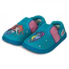 GIESSWEIN | pantofole da bambina in cotone modello Aislingen con motivo a sirena turchese