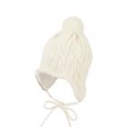 STERNTALER | Cappello pon pon da bambino in maglia da annodare 100% cotone naturale