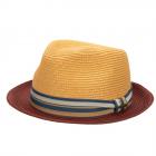 STETSON | Cappello Trilby Toyo bicolore protezione UV 40+ rosso