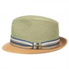 STETSON | Cappello Trilby Toyo bicolore protezione UV 40+ verde