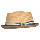 STETSON | Cappello di paglia da uomo Pork Pie marrone