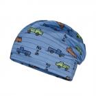 MAXIMO | Mini berretto da bambino con motivo  blu medio
