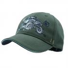 MAXIMO | Cappellino da baseball per bambini Ragazzi Monster Truck in 100% cotone verde chiaro