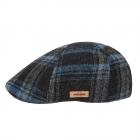 STETSON | Berretto Texas Shadow Plaid in 6 spicchi in lana vergine grigio