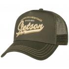 STETSON | Trucker Cap berretto visiera American Heritage Classic verde oliva.
