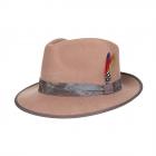 STETSON | Cappello fedora in feltro di lana beige