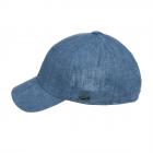 FASHION | Berretto da baseball "William" in lino grezzo blu