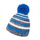 McBeanie | CUFFIA CON POMPON LANA blu