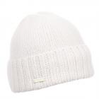 SEEBERGER | Berretto in cashmere con risvolto unisex bianco naturale
