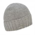 SEEBERGER | Berretto in cashmere con risvolto unisex grigio chiaro