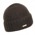SEEBERGER | Berretto in cashmere con risvolto unisex marrone