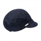 SEEBERGER | Berrettone da donna in misto lana blu