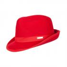 SEEBERGER | Cappello trilby in feltro di lana per donna rosso scuro