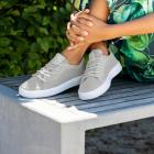 GIESSWEIN | Merino Wool KNIT Sneaker da donna grigio chiaro