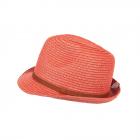 MAXIMO | Kids Trilby cappello di paglia rosso