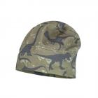 MAXIMO | Beanie Dino Cappello per bambini reversibile UV 50 verde