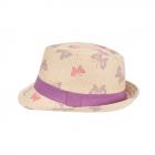 MAXIMO | Farfalla cappello trilby bambina naturale