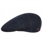 ALFONSO D'ESTE | Flatcap Coppola da uomo 100% lana vergine blu