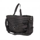 FASHION | BORSA NYLON CON CINTURA 40X16X30 CM nero