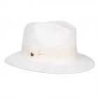 FASHION | Cappello da donna fedora tinta unita bianco