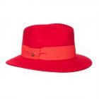 FASHION | Cappello da donna fedora tinta unita rosso